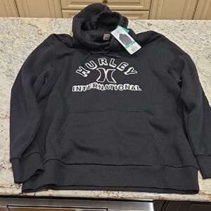 Hurley Men's Black Hoodie Sweater